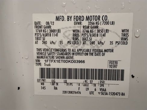 Used 2013 Ford F150 Lariat w/ Mid Equipment Group AWD/4WD image 16