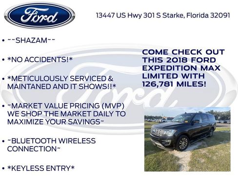 Used 2018 Ford Expedition Max Limited AWD/4WD image 5