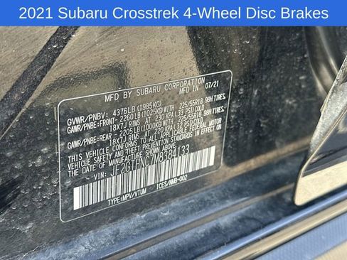 Used 2021 Subaru Crosstrek 2.5i Limited w/ Moonroof Package 2 image 19