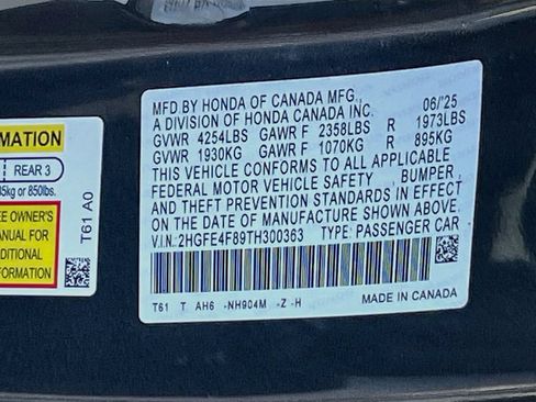 Used 2026 Honda Civic FWD Hybrid Sedan image 31