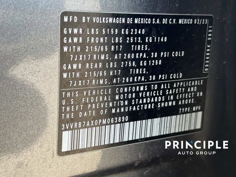 Certified 2023 Volkswagen Tiguan S w/ Driver Assistance Package FWD image 36