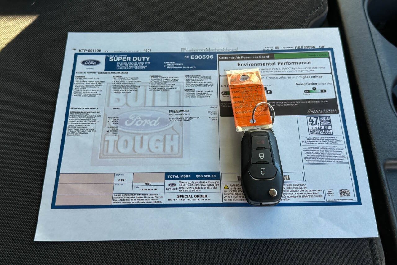 Used 2024 Ford F350 XL w/ Snow Plow Prep Package AWD/4WD image 36