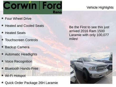 Used 2016 RAM 1500 Laramie AWD/4WD image 4