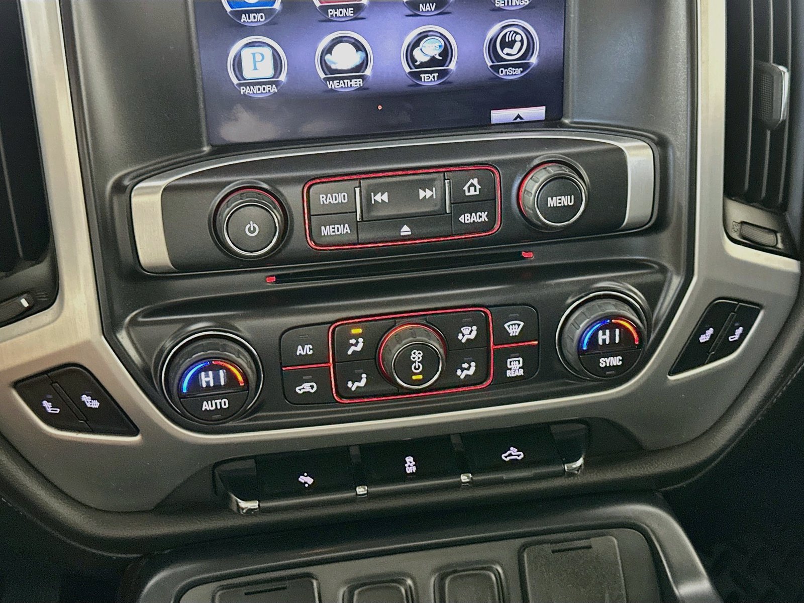 Used 2015 GMC Sierra 1500 SLT w/ SLT Crew Cab Value Package AWD/4WD image 16