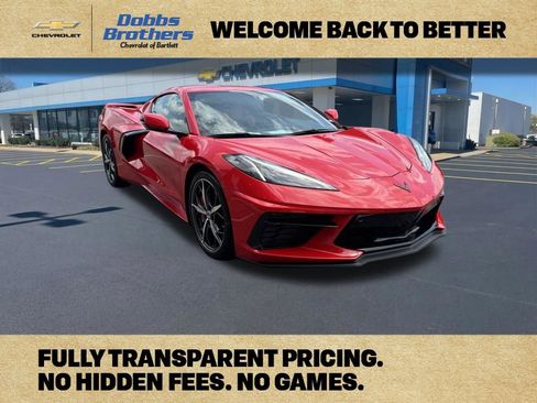 Used 2022 Chevrolet Corvette Stingray Preferred Cpe w/ Z51 Performance Package RWD image 1