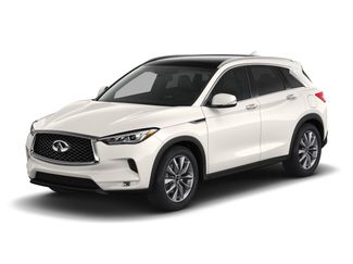 Used 2021 INFINITI QX50 Autograph w/ Premium White Leather Package AWD/4WD video 1