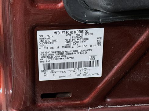 Used 2015 Ford F150 Lariat w/ Equipment Group 501A Mid image 12