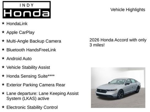 New 2026 Honda Accord Sport image 7