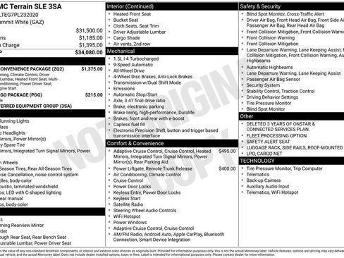 Used 2023 GMC Terrain SLE w/ Driver Convenience Package AWD/4WD image 7