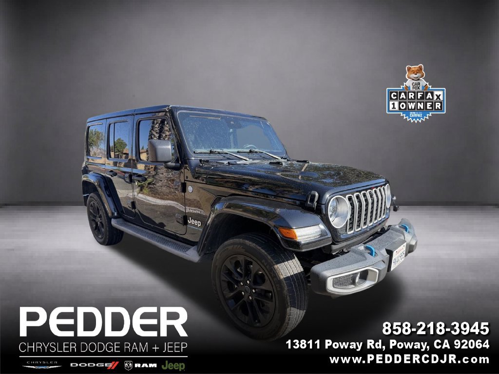 Used 2024 Jeep Wrangler Unlimited Sahara w/ Technology Group AWD/4WD image 1