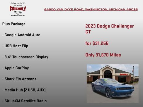 Used 2023 Dodge Challenger GT w/ Plus Package AWD/4WD image 15