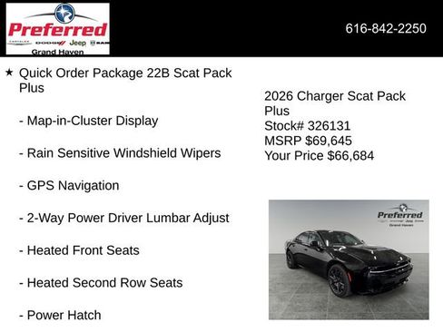 New 2026 Dodge Charger Scat Pack AWD/4WD image 12