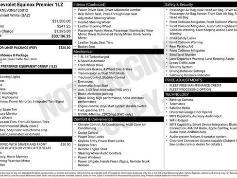 Used 2022 Chevrolet Equinox Premier w/ LPO, Floor Liner Package FWD image 7