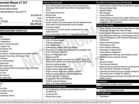 Used 2024 Chevrolet Blazer LT image 8