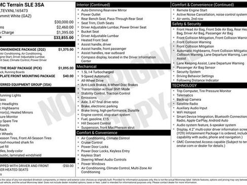 Certified 2022 GMC Terrain SLE w/ Driver Convenience Package AWD/4WD image 6