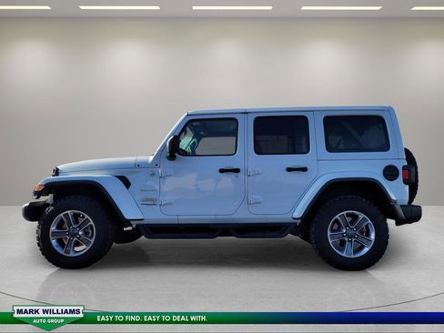 Used 2021 Jeep Wrangler Unlimited Sahara w/ Uconnect 4C Nav & Sound Group AWD/4WD image 7