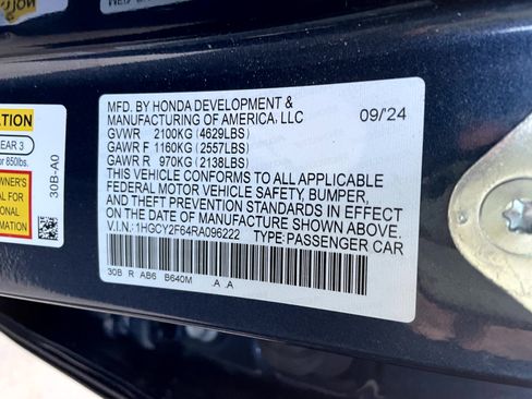 Certified 2024 Honda Accord EX-L image 23