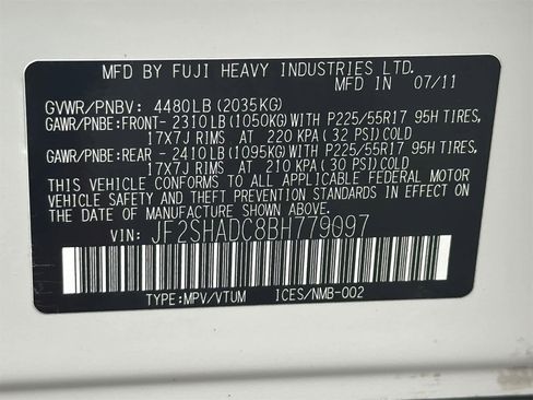 Used 2011 Subaru Forester 2.5X Premium w/ All-Weather Pkg image 26