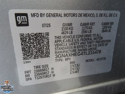 Used 2026 Chevrolet Equinox LT w/ Convenience Package II FWD image 29