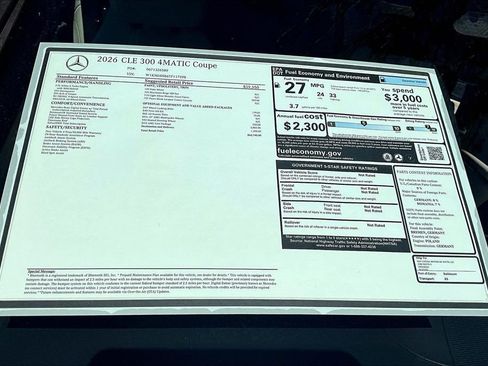 New 2026 Mercedes-Benz CLE 300 4MATIC Coupe image 14