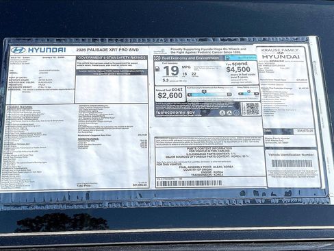 New 2026 Hyundai Palisade XRT Pro image 13