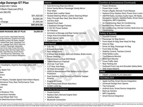 Used 2024 Dodge Durango GT RWD image 43