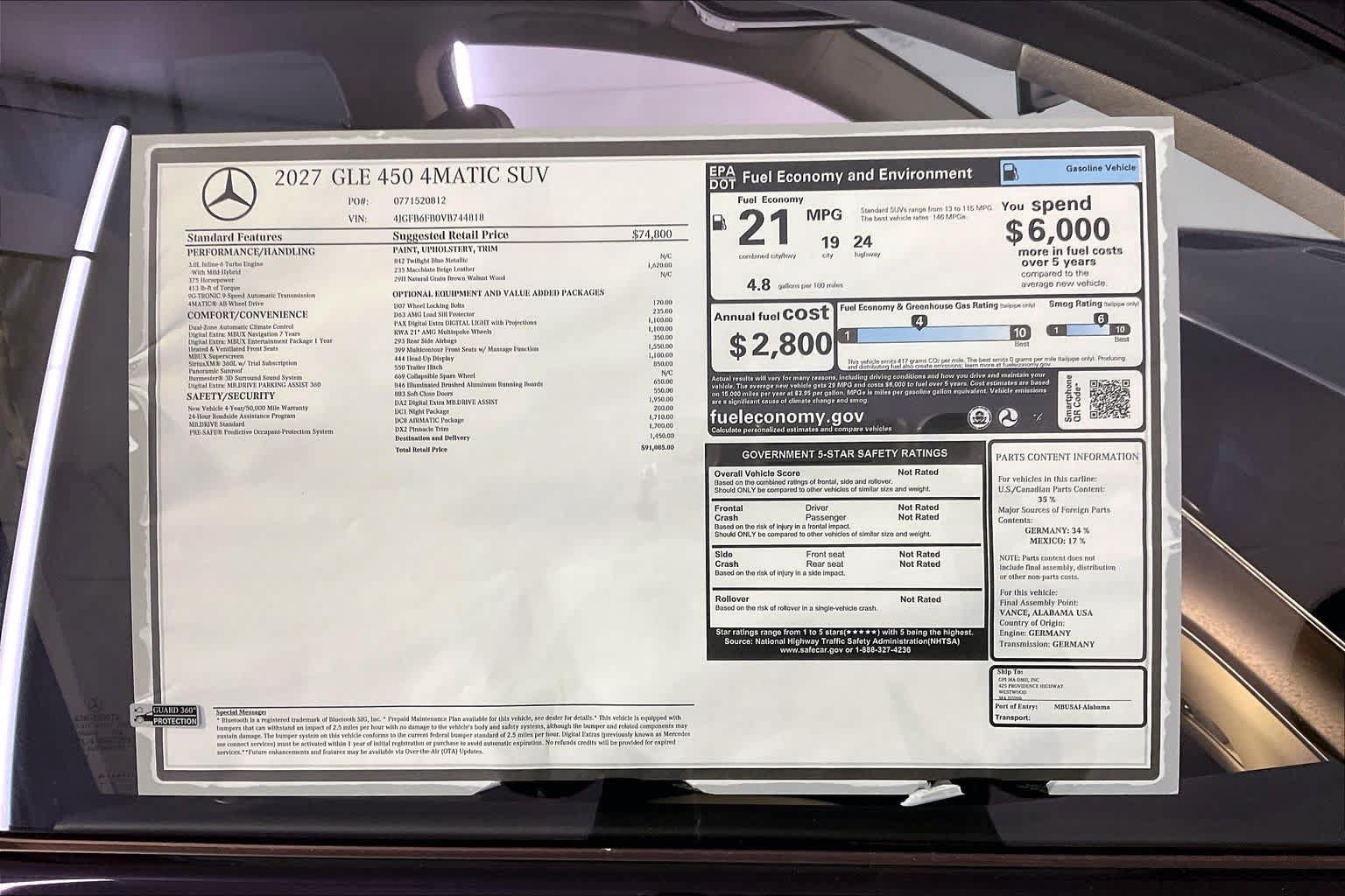 New 2027 Mercedes-Benz GLE 450 4MATIC image 18