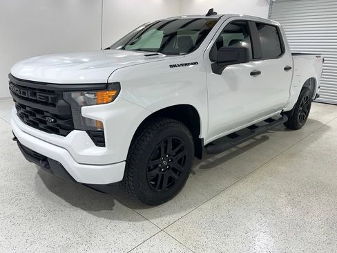 New 2026 Chevrolet Silverado 1500 Custom w/ Turbomax Blackout Package AWD/4WD image 1