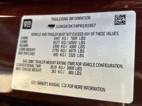 Used 2023 Chevrolet Tahoe Premier AWD/4WD image 22