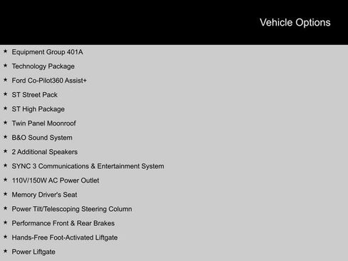 Used 2022 Ford Explorer ST w/ Equipment Group 401A AWD/4WD image 2