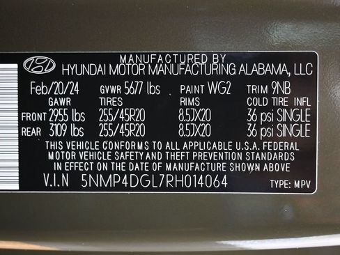 Used 2024 Hyundai Santa Fe Limited AWD/4WD image 6