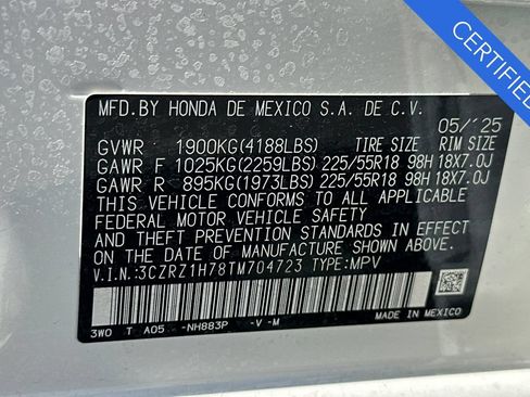 Certified 2026 Honda HR-V EX-L image 33