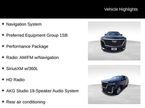 Used 2023 Cadillac Escalade Premium Luxury w/ Performance Package AWD/4WD image 13