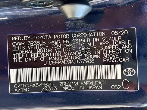 Used 2021 Toyota Corolla LE FWD image 21