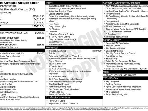 Used 2020 Jeep Compass Latitude AWD/4WD image 2