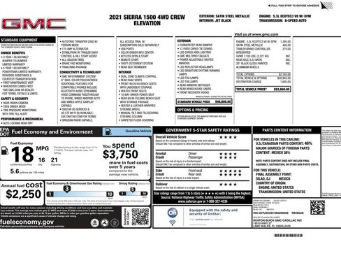 Used 2021 GMC Sierra 1500 Elevation image 9