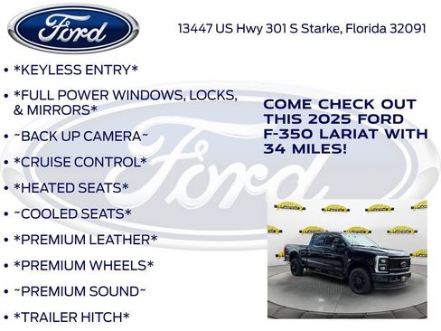 New 2025 Ford F350 Lariat w/ Lariat Ultimate Package image 10