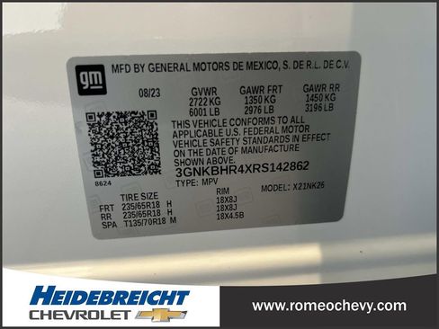 Used 2024 Chevrolet Blazer LT w/ Convenience Package AWD/4WD image 8