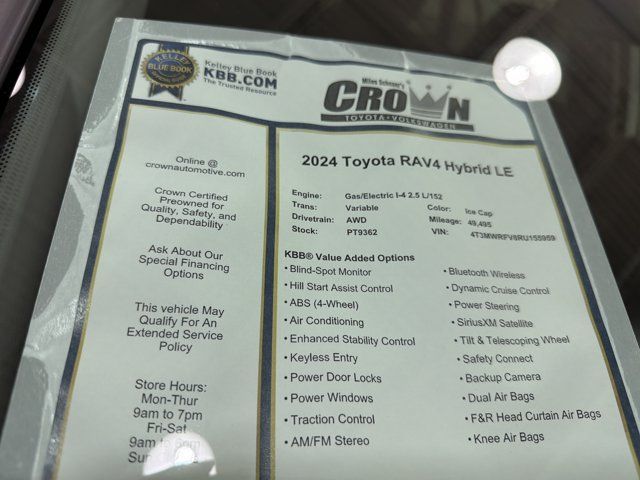 Used 2024 Toyota RAV4 LE AWD/4WD image 39