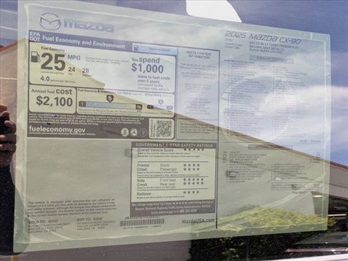 New 2025 MAZDA CX-90 3.3 Turbo w/ Premium Plus Pkg image 18