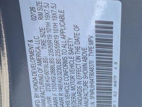 Used 2026 Honda Odyssey Elite image 28