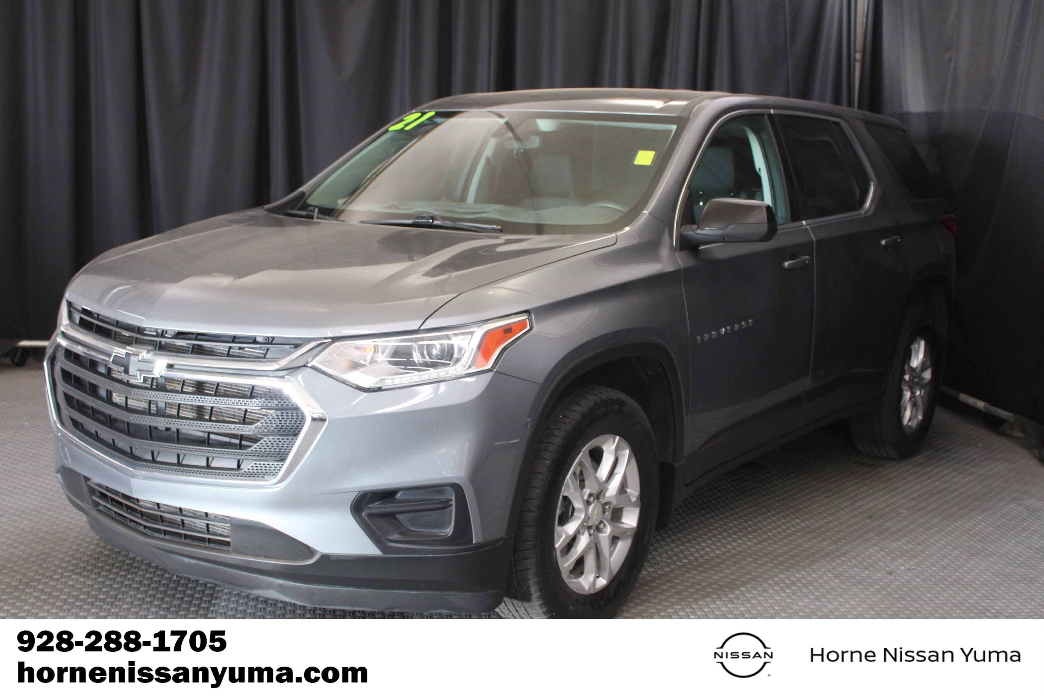 Used 2021 Chevrolet Traverse LS w/ LPO, Floor Liner Package FWD image 3