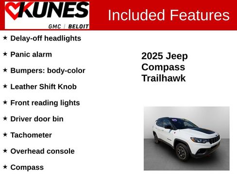 Used 2025 Jeep Compass Trailhawk AWD/4WD image 3