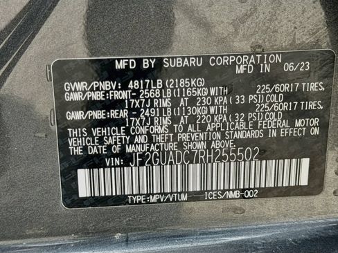 Certified 2024 Subaru Crosstrek 2.0i Premium w/ Popular Package #4 AWD/4WD image 37