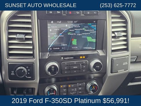 Used 2019 Ford F350 Platinum w/ Platinum Ultimate Package AWD/4WD image 42