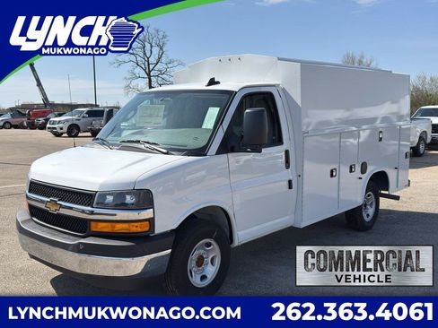 New 2025 Chevrolet Express 3500 w/ Power Convenience Package RWD image 1