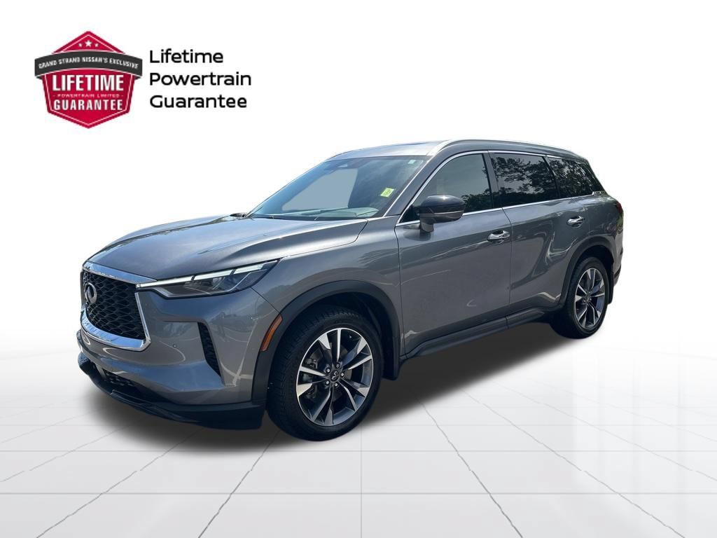 Used 2023 INFINITI QX60 Luxe w/ Cargo Package AWD/4WD image 1