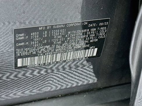 Certified 2024 Subaru Outback Touring AWD/4WD image 35