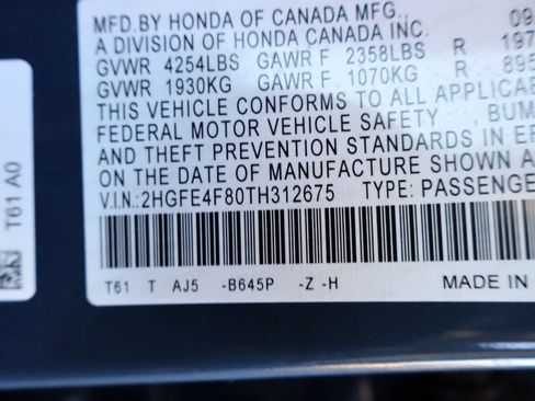 Certified 2026 Honda Civic Sport Touring image 34