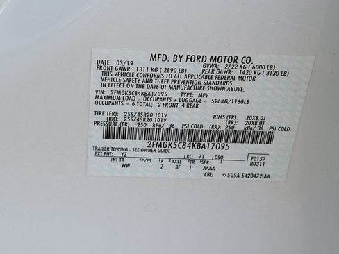 Used 2019 Ford Flex SEL w/ Equipment Group 202A image 17